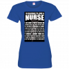 Blue Nurse t-shirt top quality shirts