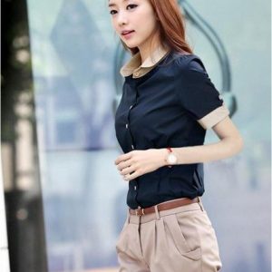 Buy top quality shirts In UK Spring Blouse Shirt Cardigans Office Clothing Female Casual