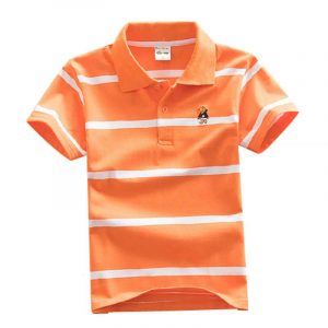 Short Sleeve Striped Polo top quality shirts