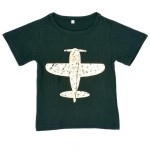 T-Shirt For Children Aeroplane Printed Buy top quality shirts In UK