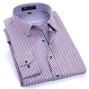 Buy top quality shirts In UK Checkered Formal Shirt for Men
