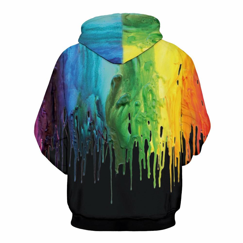 Black Paint Design Unisex Hoodie Sweatshirt | UK Cool Shirts
