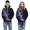 CoolShirts Colorful Realistic Cloud Design Unisex Hoodie / Sweatshirt